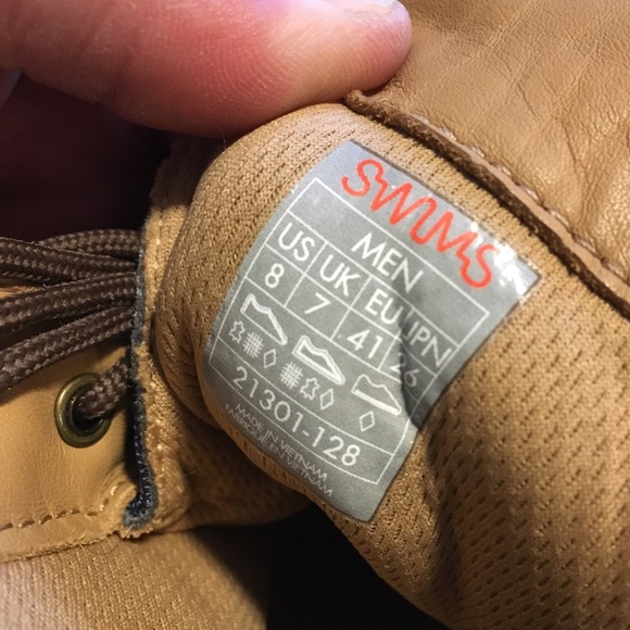 Swims waterproof zip boots.  Size 8 blue orange - Picture 6 of 7